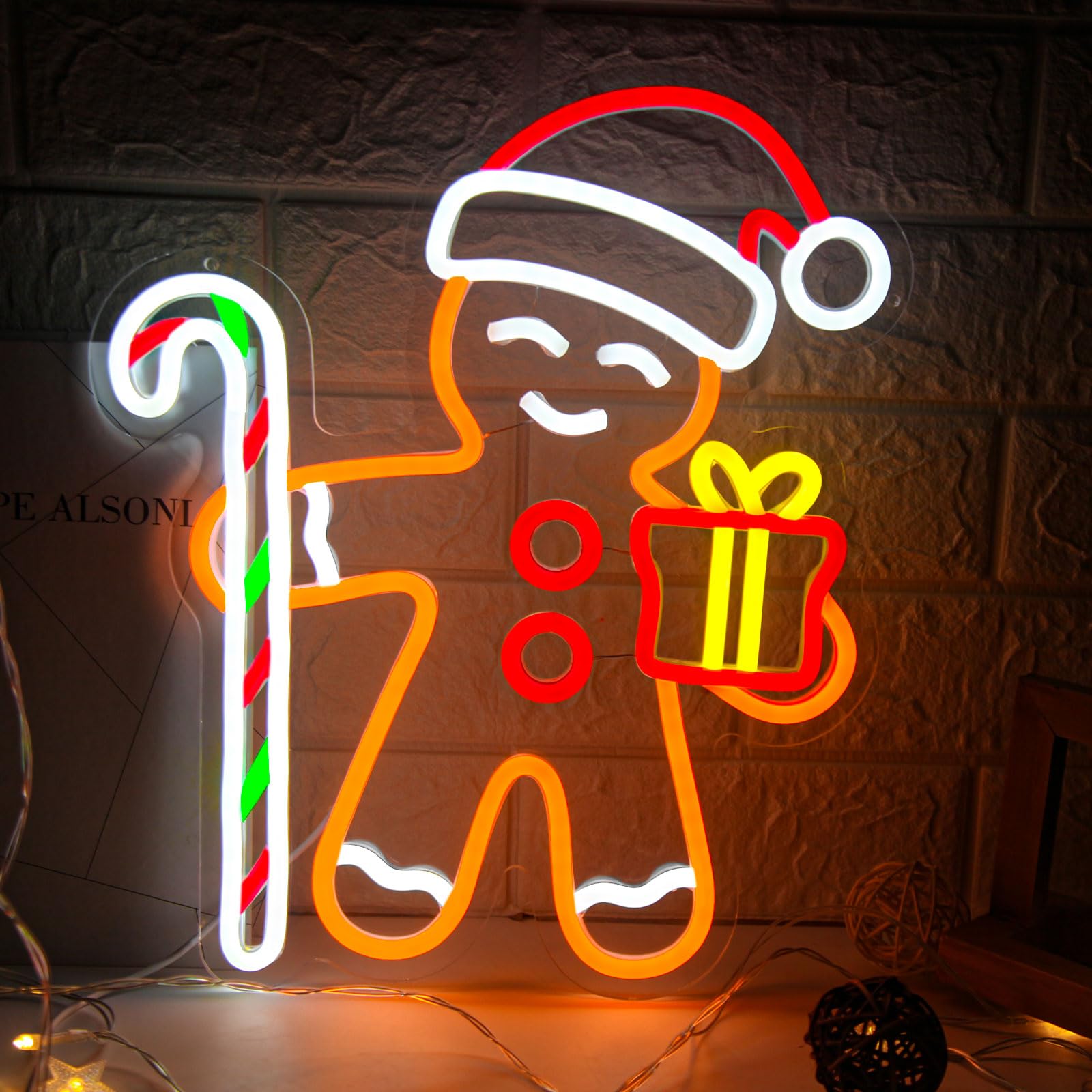 Baby Nursery Wall Lights - Enseigne au néon LED bonhomme en