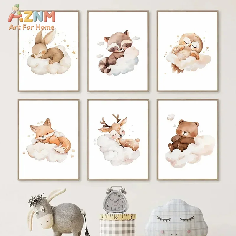 AZNM, tableau sur toile représ - Baby Nursery Frames avis et prix