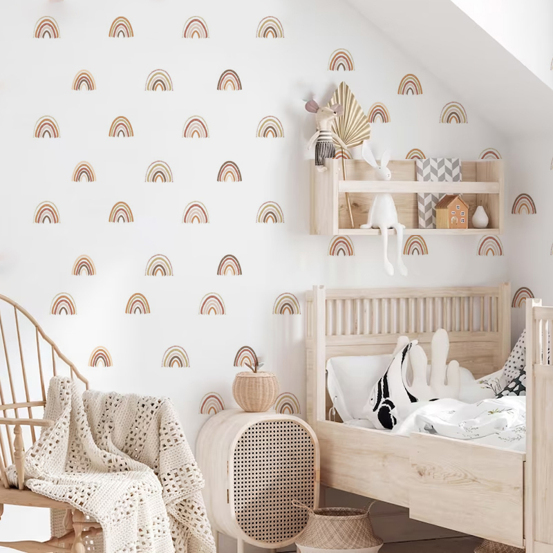 Boho arc-en-ciel stickers mura - Baby Nursery Decor Girl avis et prix