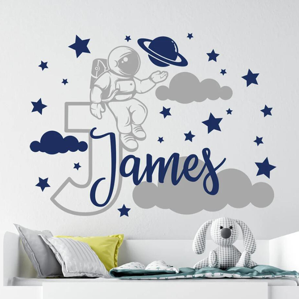 Autocollant mural d'astronaute - Baby Nursery Boy avis et prix