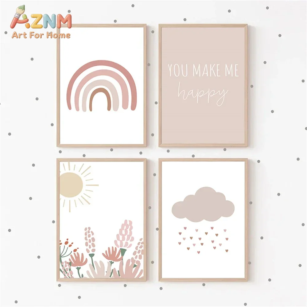 AZNM, tableau mural sur toile  - Baby Girl Nursery Quotes avis et prix
