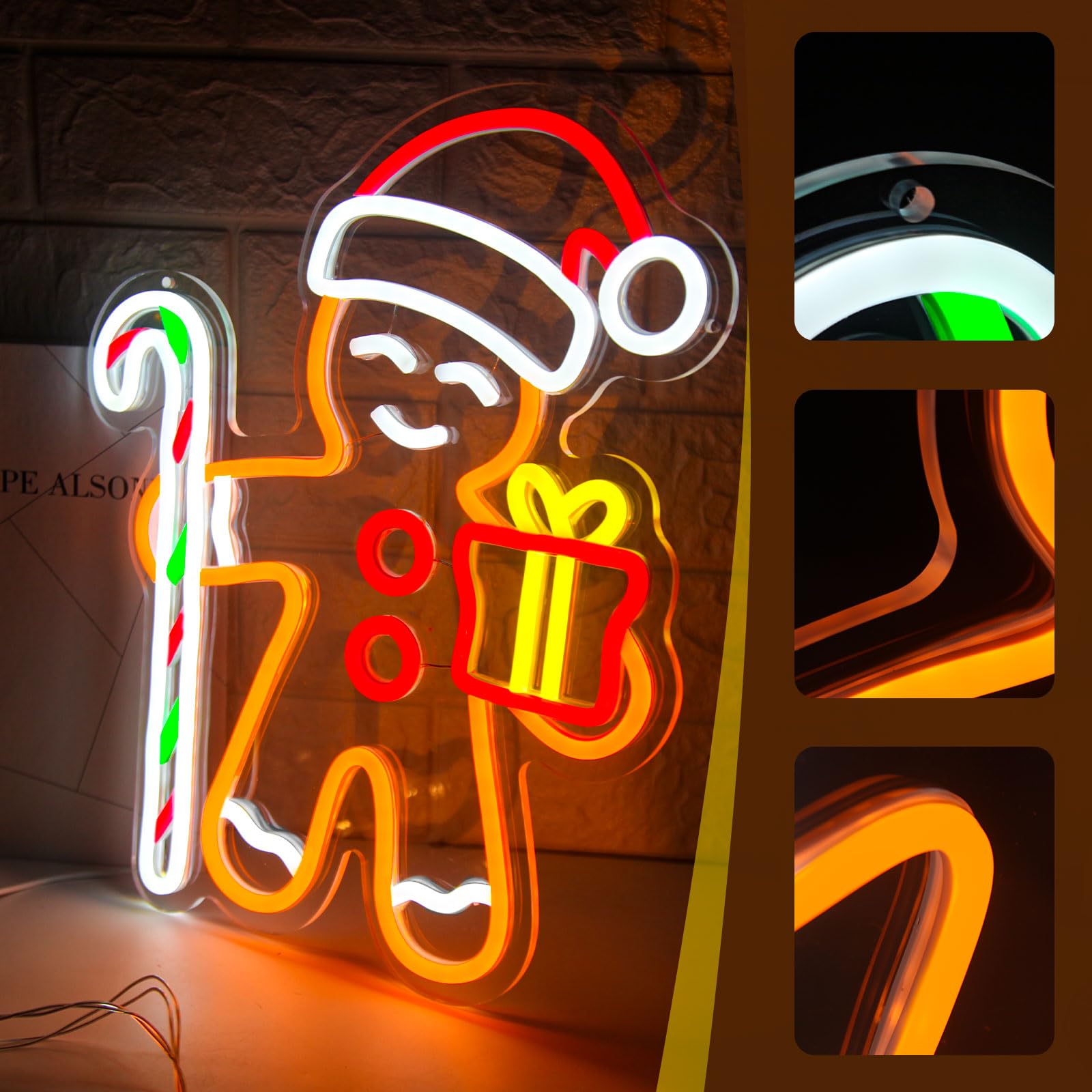 Enseigne au néon LED bonhomme  - Baby Nursery Wall Lights avis et prix